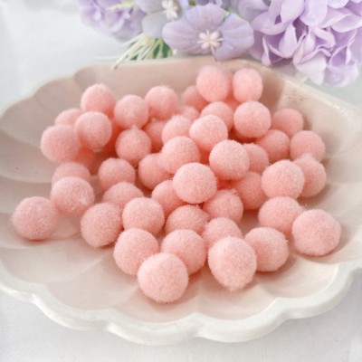 Помпоны Premium 1 см, розовый персик (уп. 50 шт)