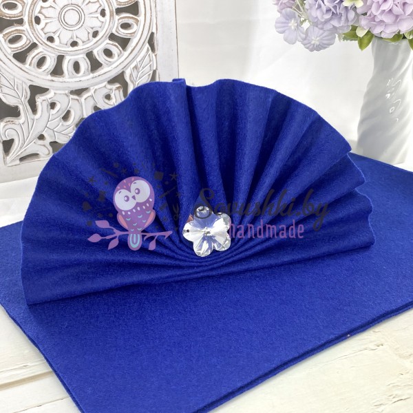 Фетр мягкий 1 мм, темно-синий (34)