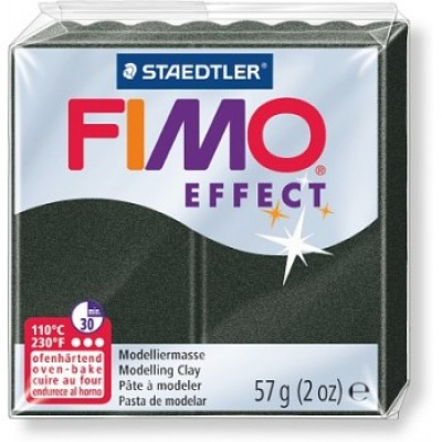 Полимерная глина FIMO Effect №907 (черный перламутр), 57 гр