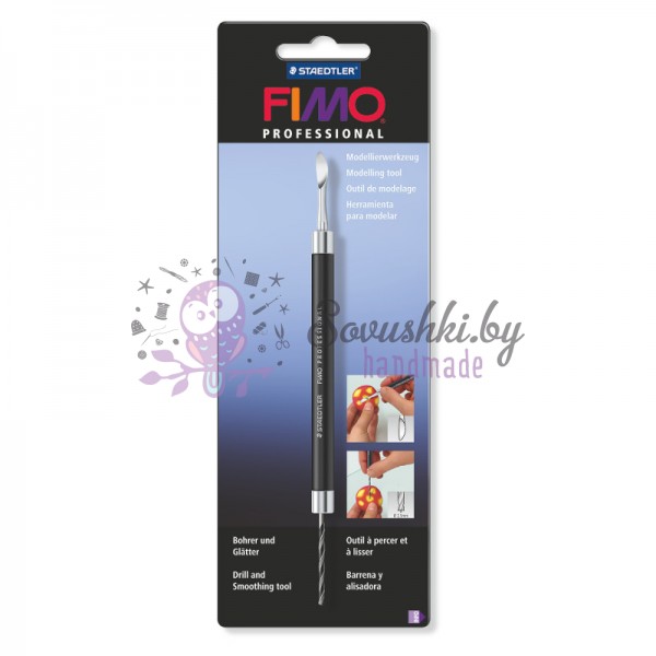 Инструмент для моделирования Fimo professional "Сверло и приспособление для выравнивания"