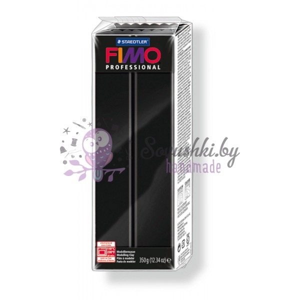 Полимерная глина FIMO Professional №9 (черный), 350 гр
