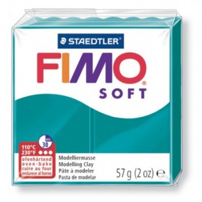 Полимерная глина FIMO Soft №36 (темная бирюза), 57 гр
