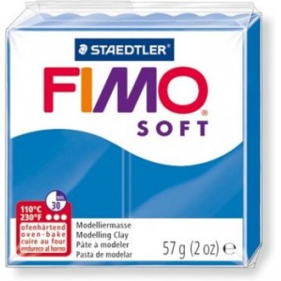 Полимерная глина FIMO Soft №37 (синий), 57 гр