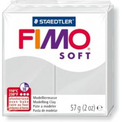 Полимерная глина FIMO Soft №80 (серый дельфин), 57 гр
