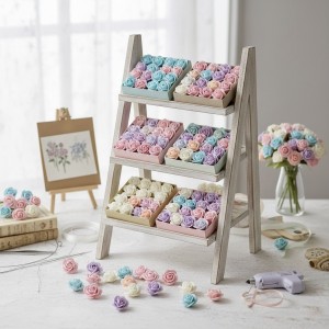 Розы из фоамирана и вырубка