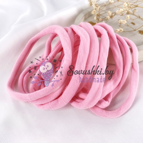 Повязка One size 8 см, нежно-розовый