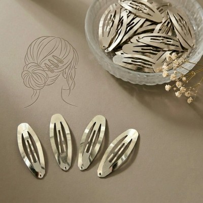 Основа для заколки клик-клак "Бочонок" металл