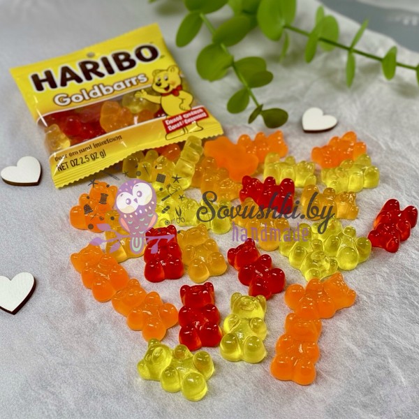 Декоративные фигурки «Мишки Haribo» — кабошоны для творчества (10 шт.)