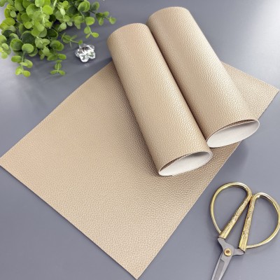 Кожзам однотонный матовый (зернистый) бежевый