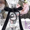 Бархатная лента 1 см с люрексом, черный (1 метр) Бархатная лента 1 см с люрексом, черный (1 метр)