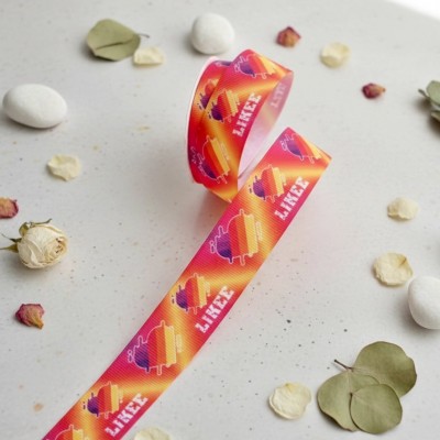 Репсовая лента 25 мм "Likee" 