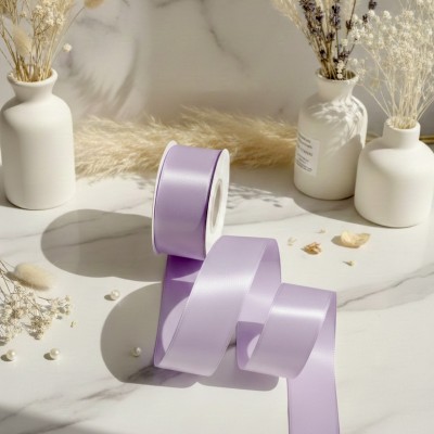 Сатиновая лента, сиреневый