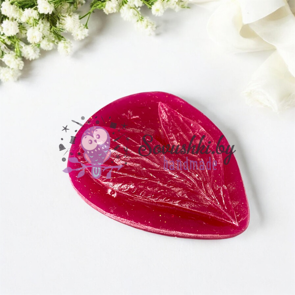 Молд "Лист пиона тройной" малый