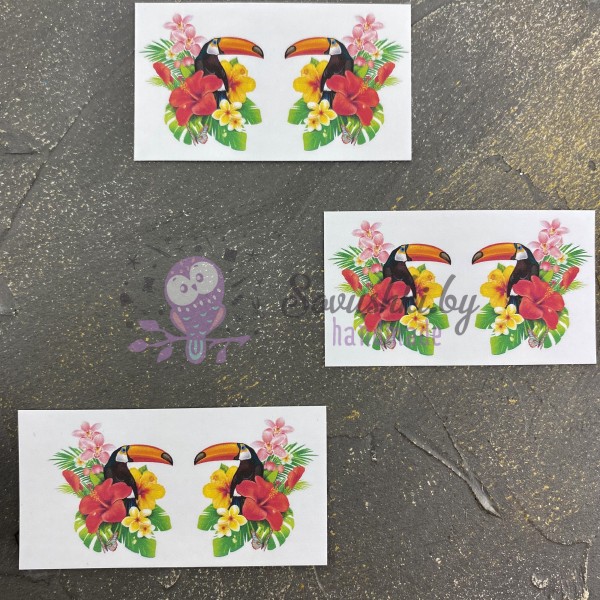 Термонаклейка "Тукан"