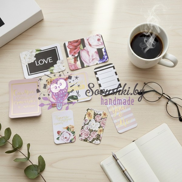 Карточки с фольгированием «Вместе навсегда»