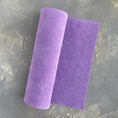 Замша искусственная двухсторонняя, фиолетовый